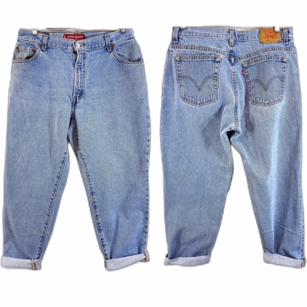 Vintage Levis Mom Jeans 550 Relaxed Tapered